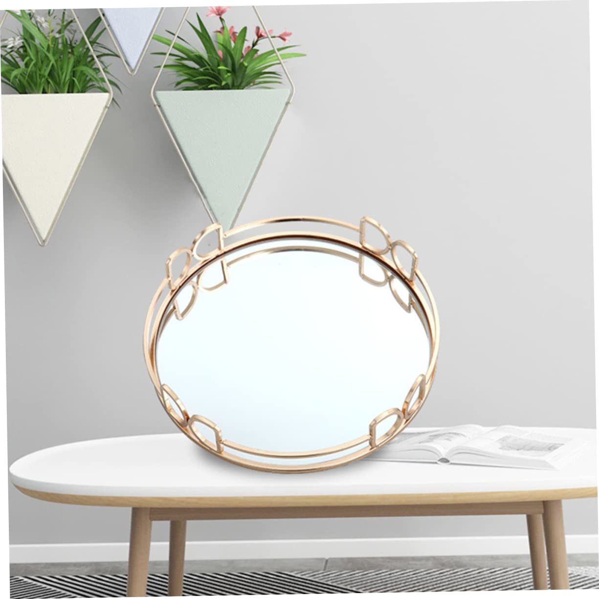 1pezzi Vassoio Vassoio Portaoggetti Da Scrivania Decorativo Piatto Da Frutta Design Moderno e Ufficio