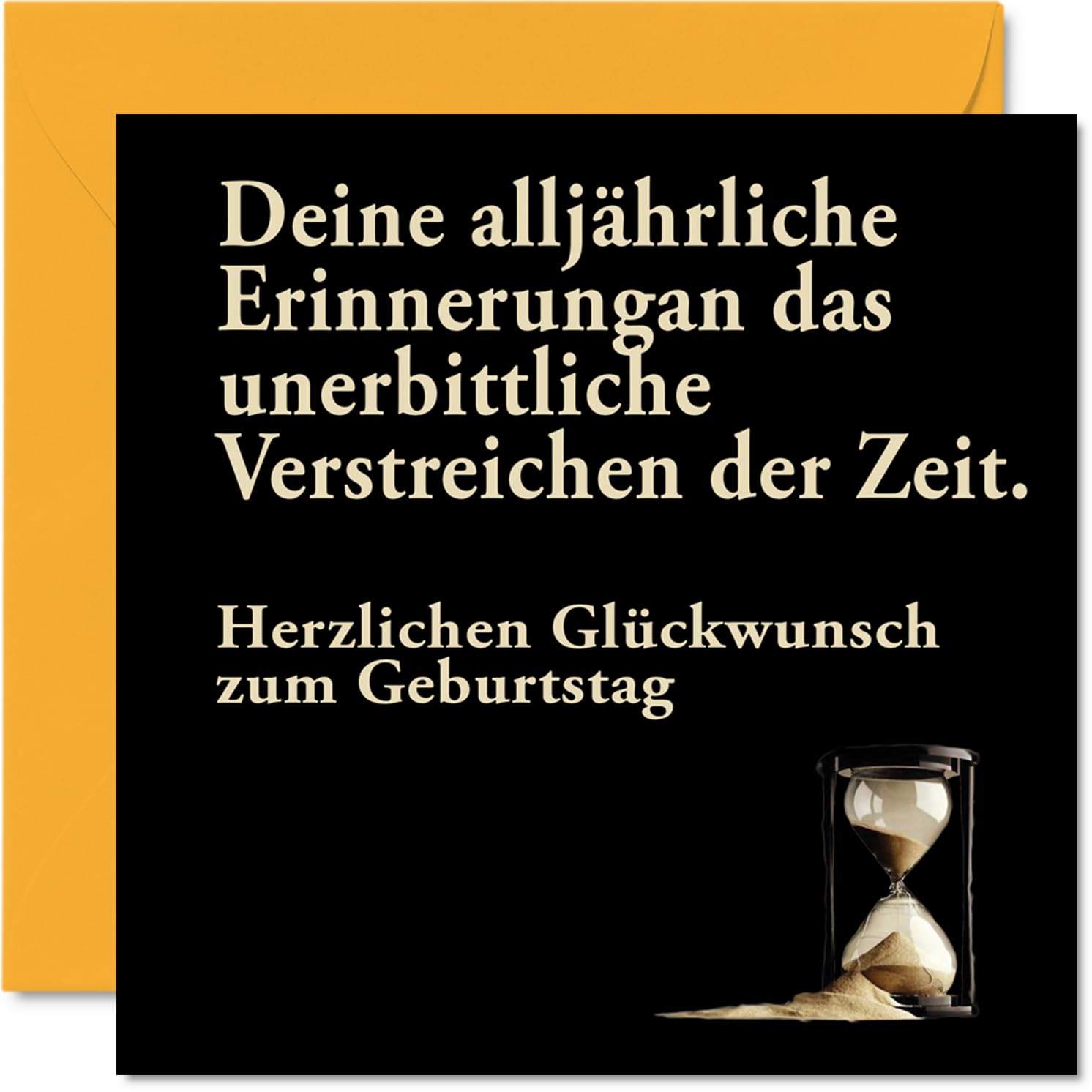Lustige Bier-Geburtstagskarte Für Erwachsene – 14,8 X 14,8 Cm, Mit Rotem Umschlag, Umweltfreundlich