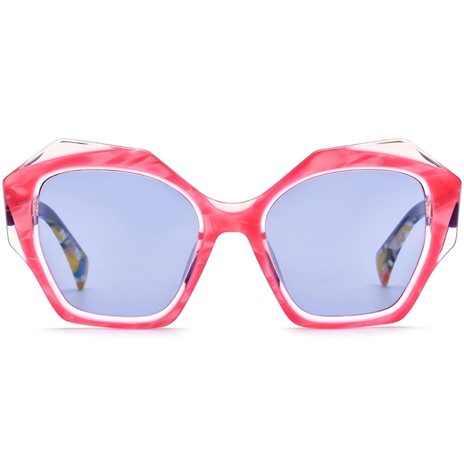 Gafas de sol polarizadas de acetato para mujer, gruesas, de gran tamaño