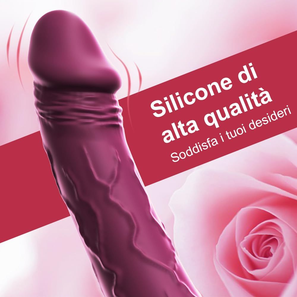 Vibratore dildo realistico sex toy 10 funzioni di vibrazione può stimolare il punto G il clitoride la vagina l'ano vibratoreper Professionale Clotoride sexytoysys di coppia adatto a uomo donna