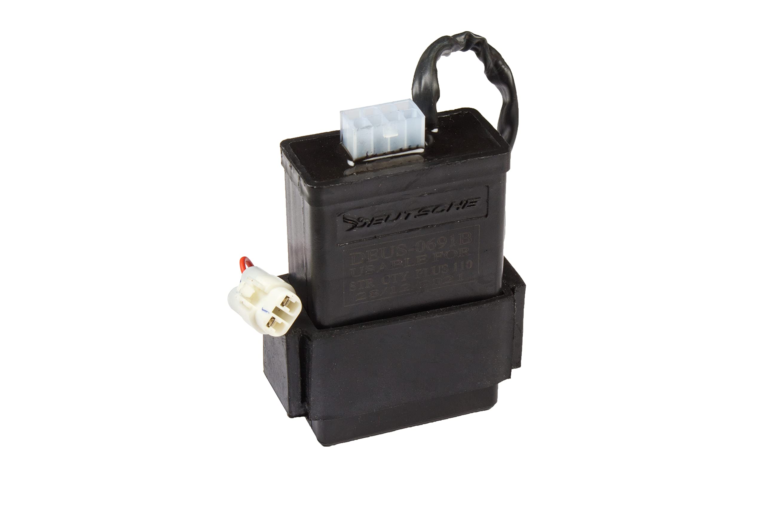 Deutsche Black Replacement CDI (8+2 pin) Unit Fit For TVS Star City Plus 110