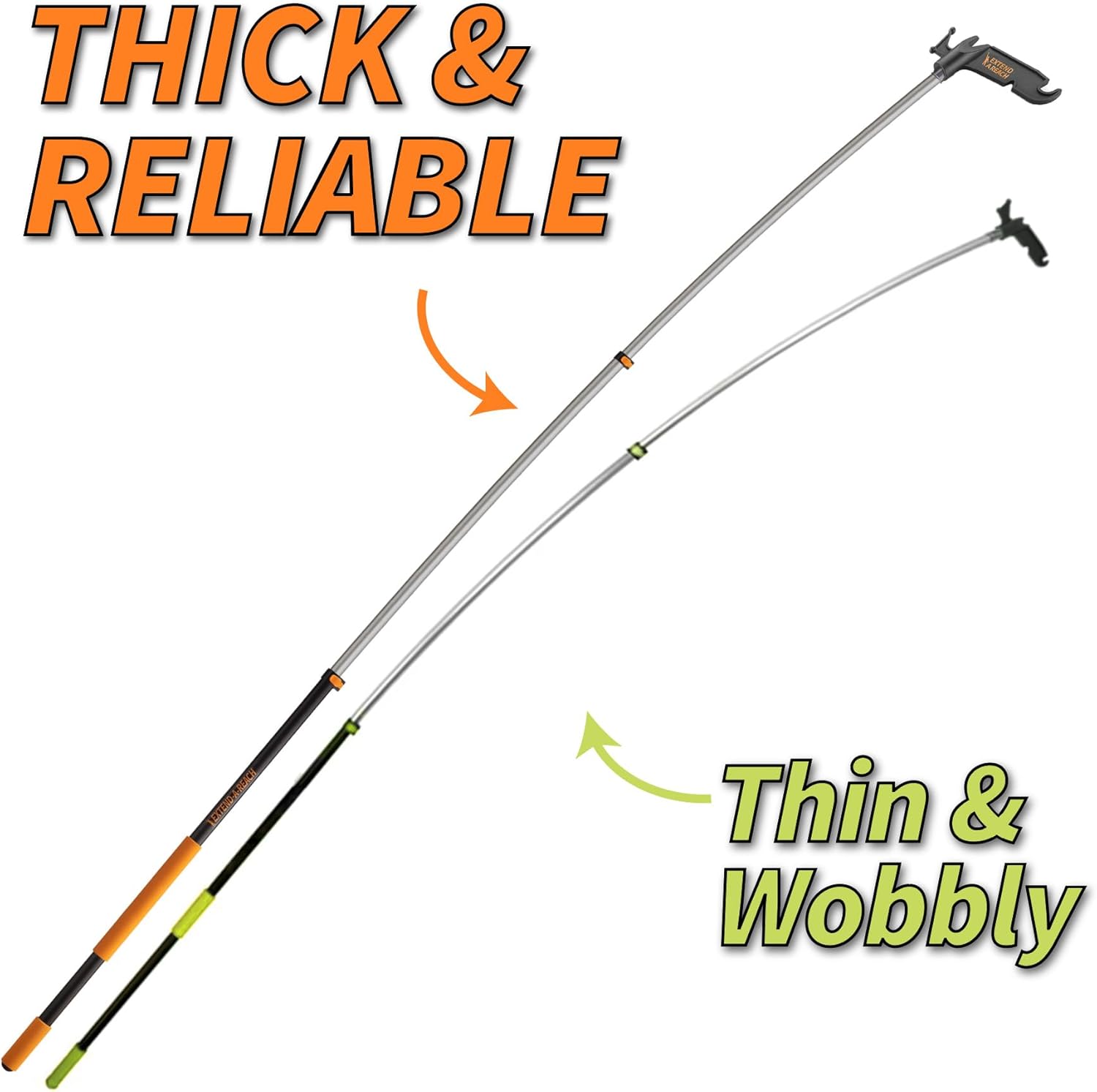 Boat Hook for Docking with Telescoping Extension Pole // Durable, Floating, Lightweight and Sturdy Telescoping Boat Hook Pole // the Ultimate Boat Pole for Docking, Push-Pull and Boating