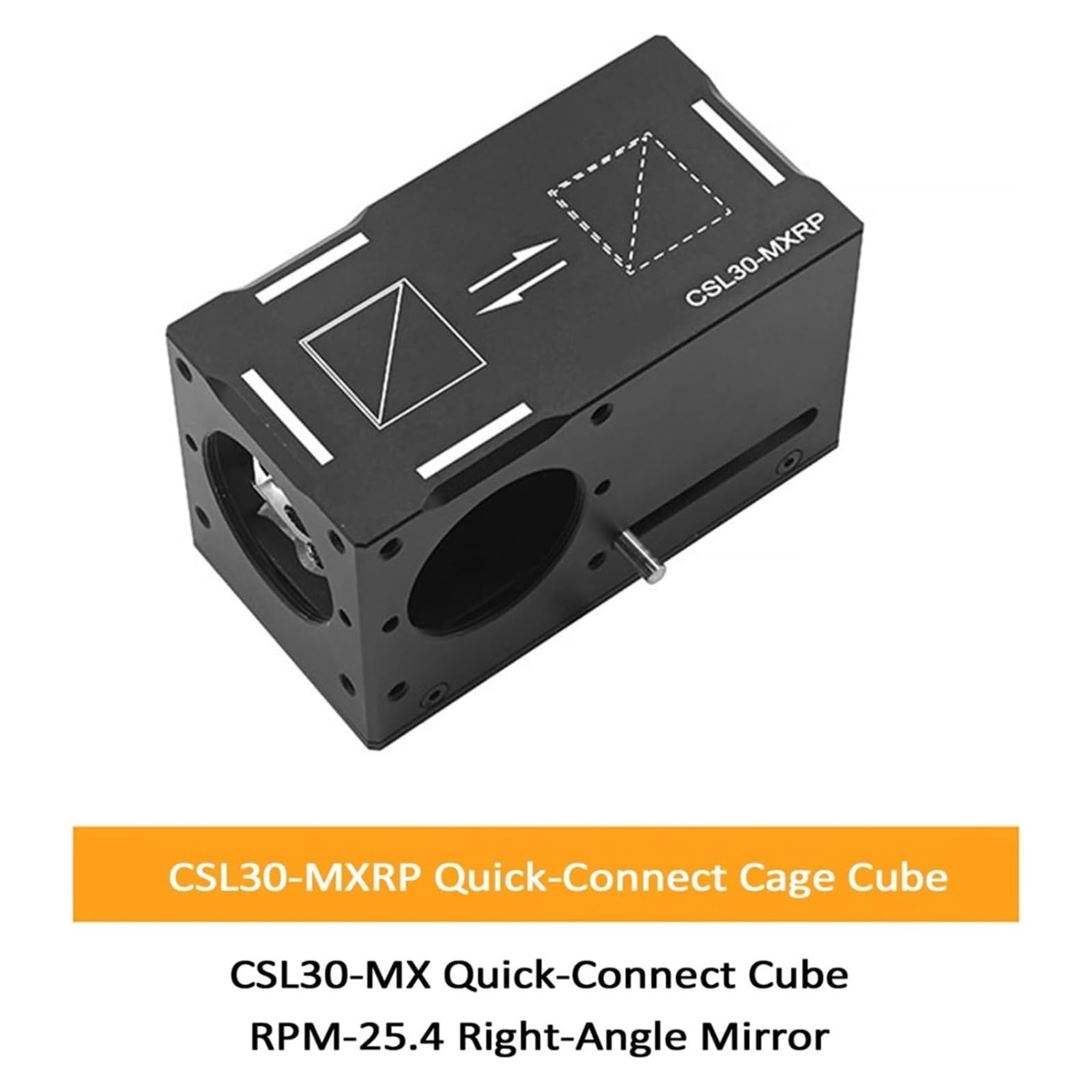 Cubo de jaula óptica de 30 mm con soporte de prisma ajustable