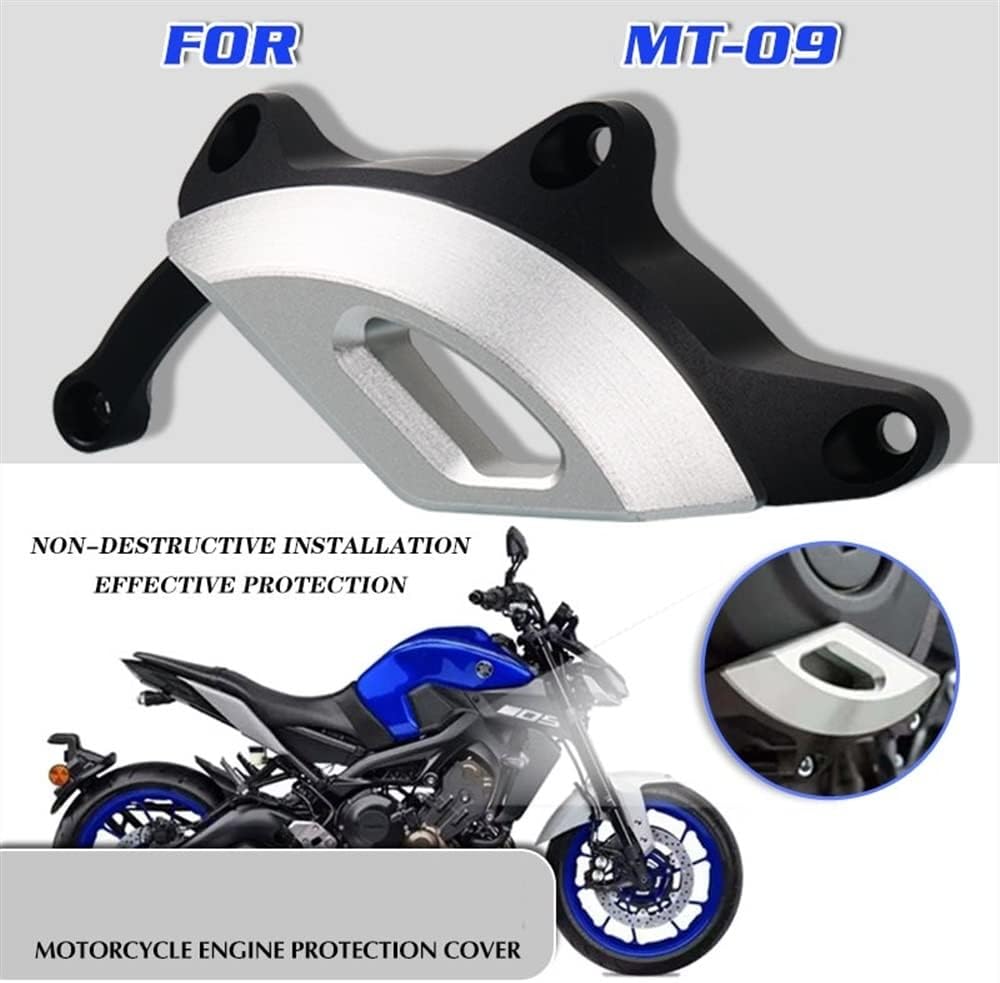 for Yam&ha MT-09 MT09 MT 09 2013-2021 Motorcycle Falling Protection Frame Slider Fairing Guard Anti Crash Pad Protector (Color : Black)