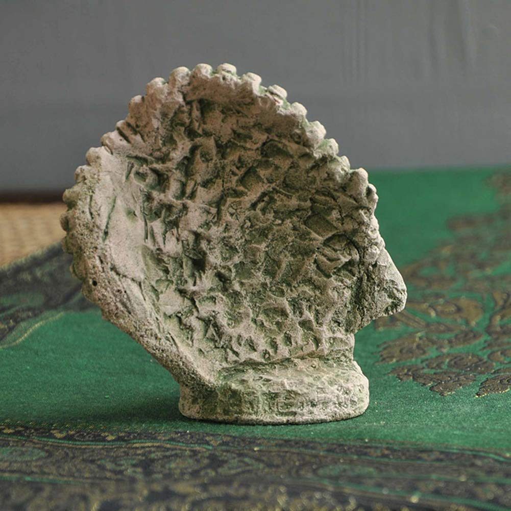 Amazon.co.jp: 仏頭の彫刻、彫刻タイの仏のバストストーンアート