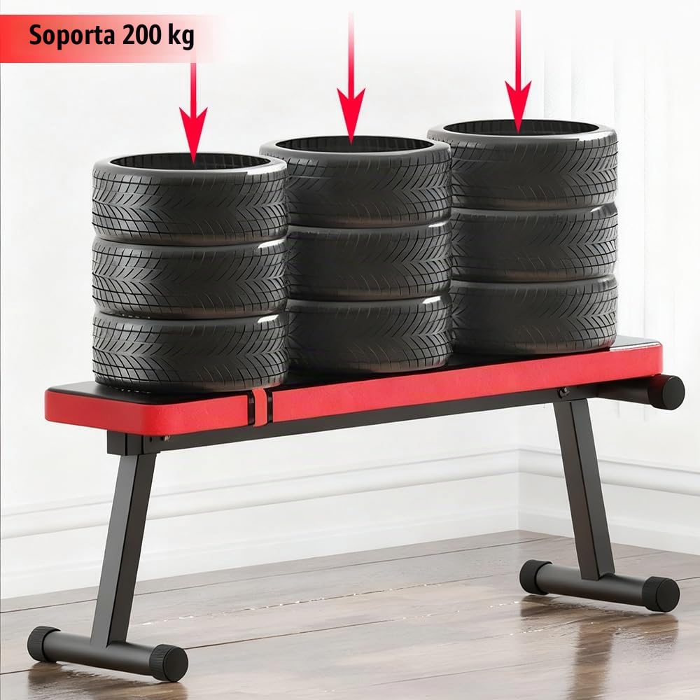 Banco Musculación,Banco Gimnasio,Banco De Entrenamiento Plegable Para Todo El Cuerpo,Plegable Para Ahorrar Espacio,Adecuado Para Gimnasio En Casa y Sala De Fitness,Capacidad De Carga200kg