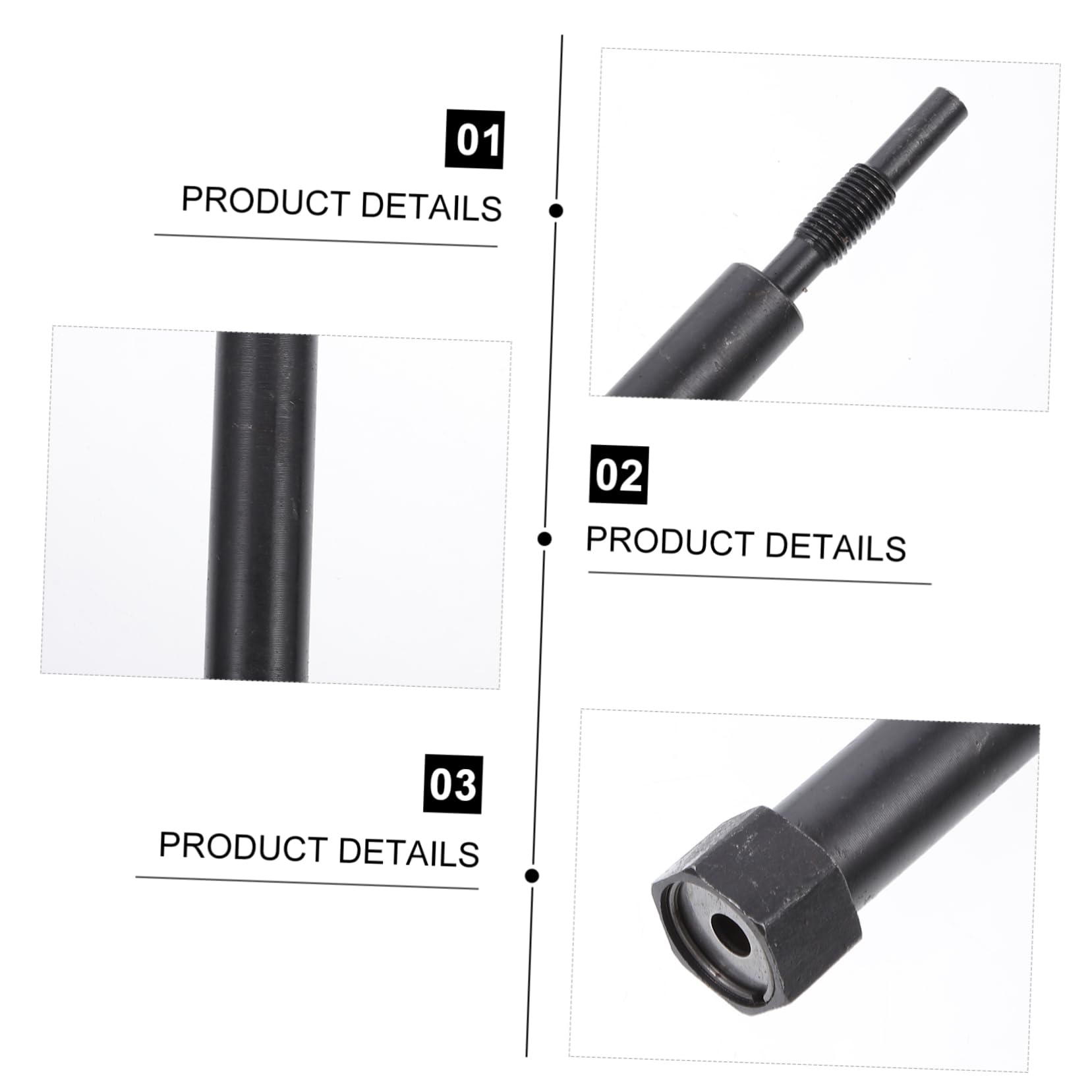 GARVALON Kit Extractor de Bujías Incandescentes Eléctricas, Herramienta de Reparación de Automóviles para Extracción de Electrodos Dañados, Tamaño 22 Mm, Uso Profesional para Taller