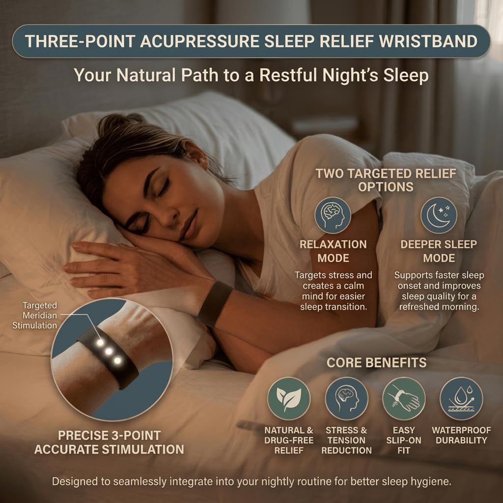 Best Acupressure Wristband For Sleep - Enhances Relaxation, Promo... 2026