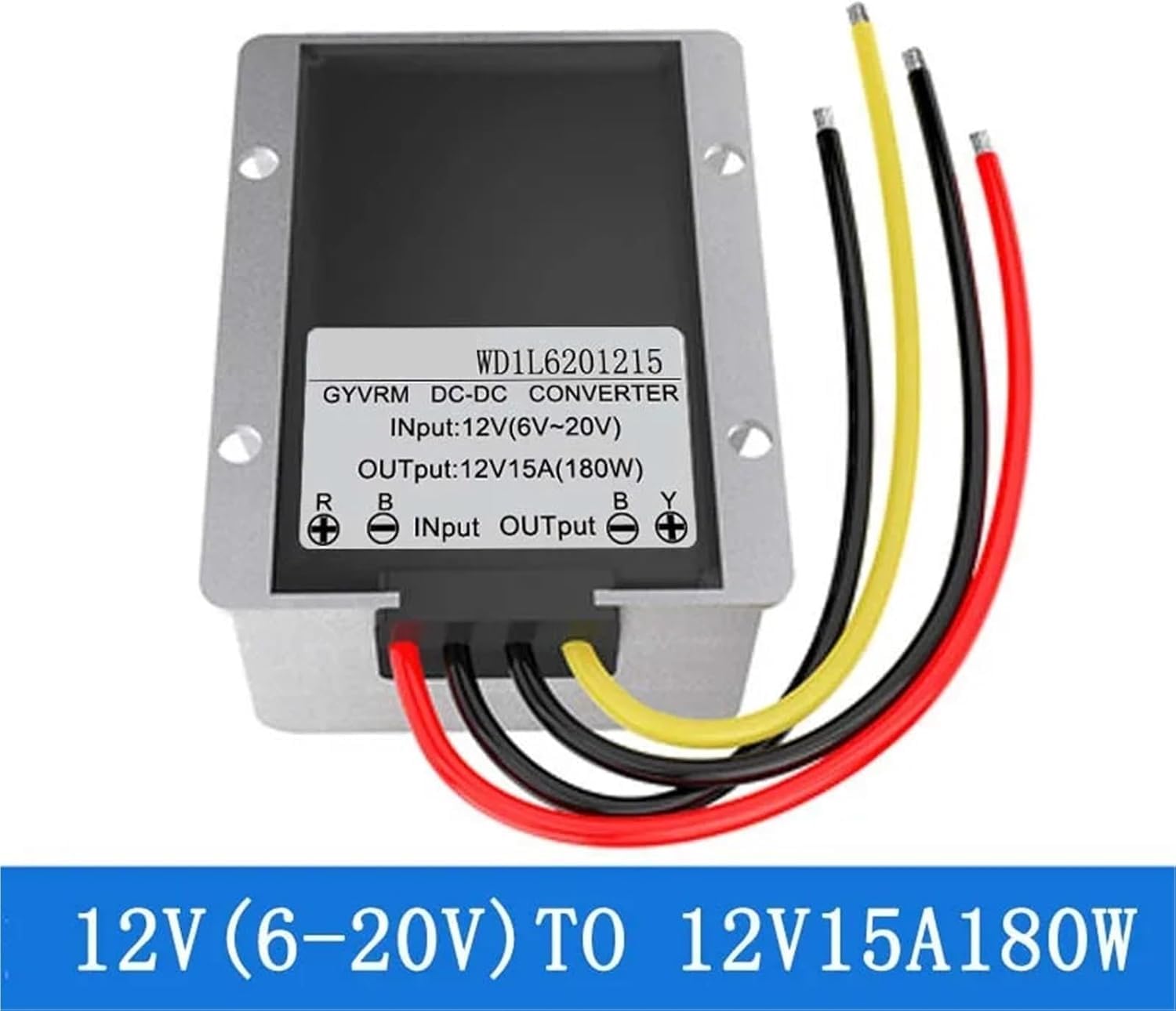 Stabilizzatore DC 12 Volt 6-20V a 20A Boost Converter 300W