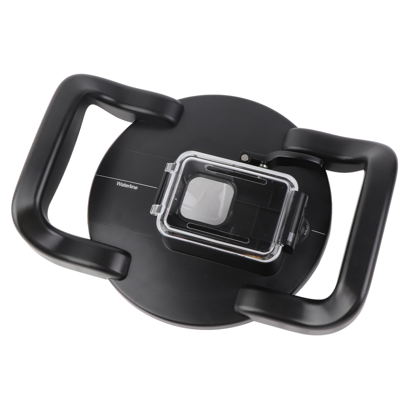 Sxhlseller SHOOT Custodia Subacquea per Fotocamera Subacquea con Doppia Porta Portatile per 9 Action Camera, Impermeabile Fino a 45 M, Visione Grandangolare a 180°, Custodia in Acrilico, con Copertura