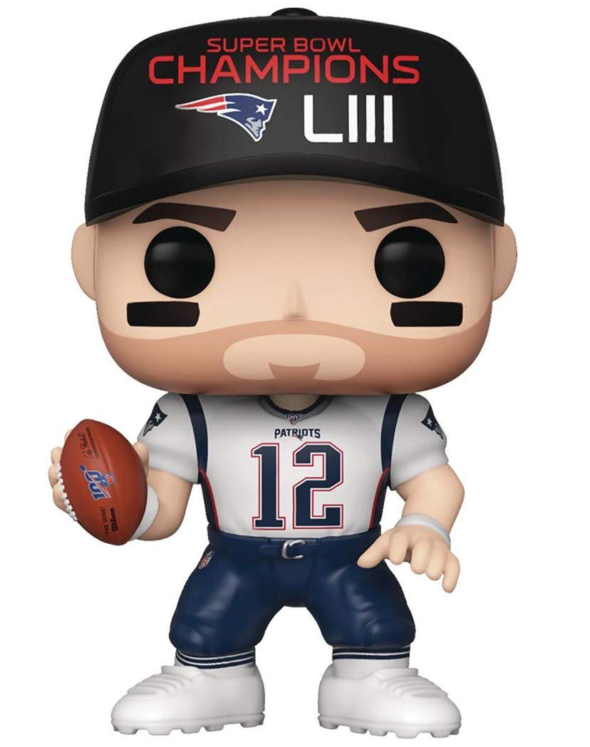 Amazon.com: POP Football: Patriots - Tom Brady (SB Champions LIII