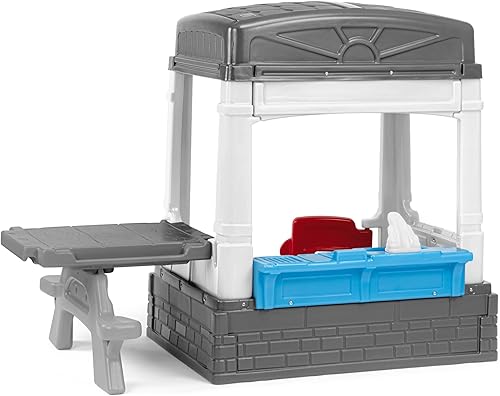 Miniatura 3 de Simplay3 Sunny Day Casa de campo para interiores o exteriores, casa de campo para niños pequeños y niños pequeños con cocina y mesa de picnic