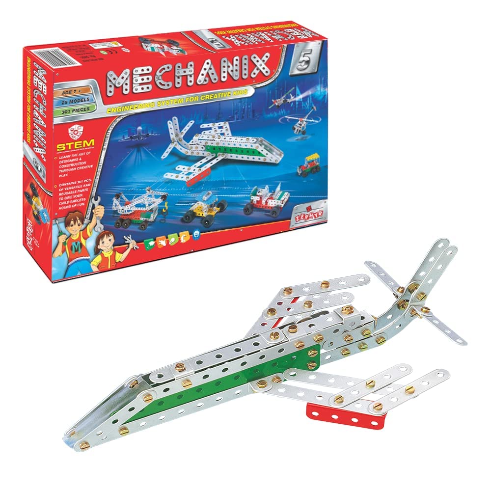 Mechanix-5 STEAM Educational Toy, Building and Construction Set for Boys and Girls Age 7+ Years-image-9