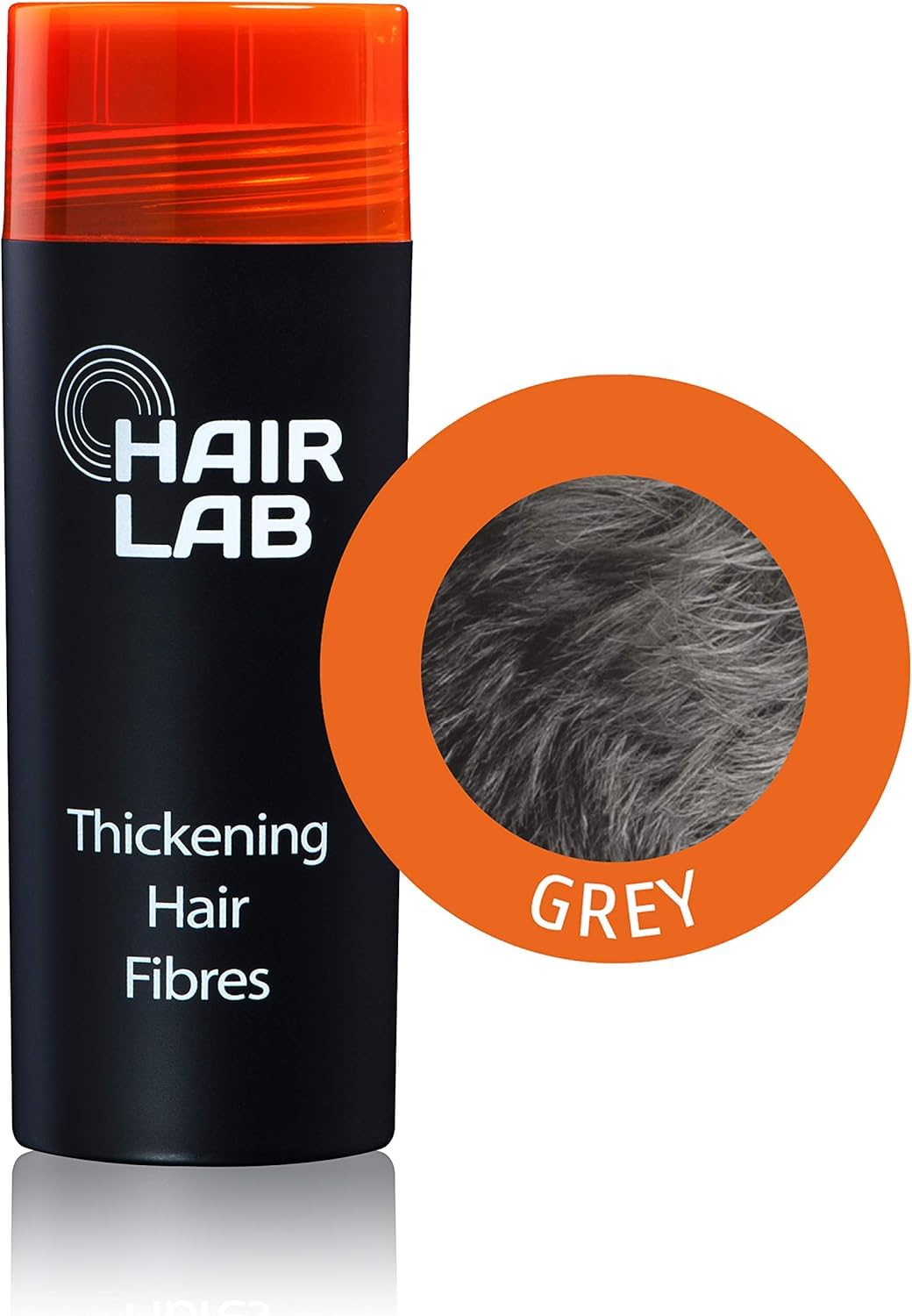 HairLab 100% Organic Hair-Thickening Keratin Fibres for Concealing Hair Loss and Thinning Hair - 15g Grey