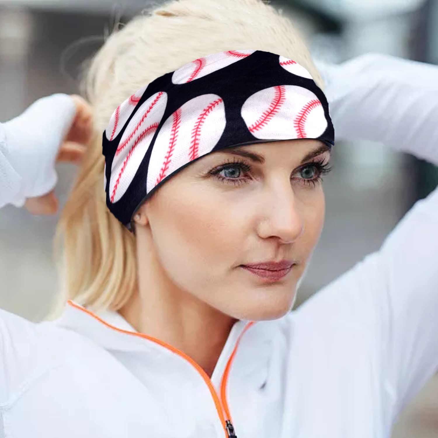 Amazon.com: Honbay 2PCS Sport Headbands Ball Hairbands Non 