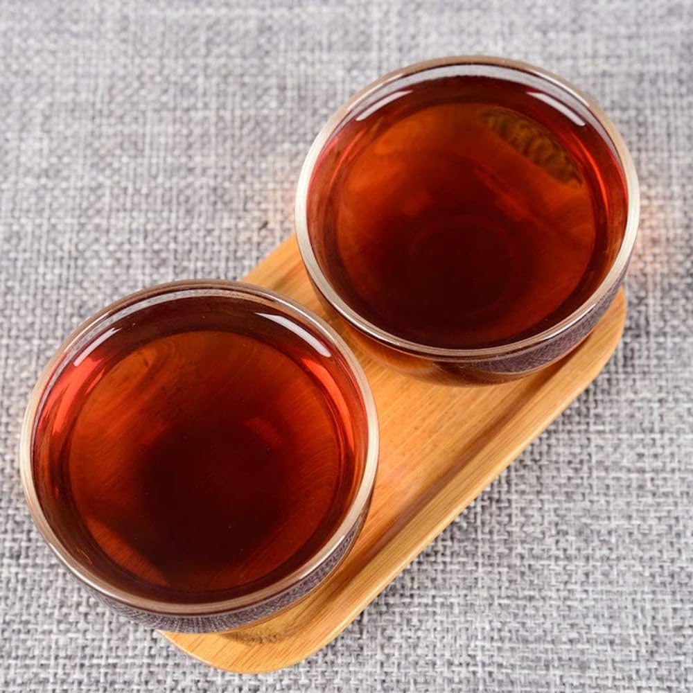 Starzony Zapach Czarna Herbata Puerh Menghai Brązowe Dojrzałe Ciasto 357g