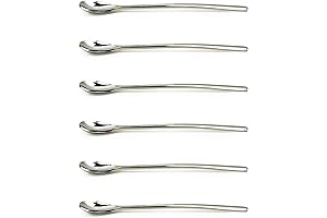 Six-Piece Miniature Spoon Range for Ingenious Spice Measuring