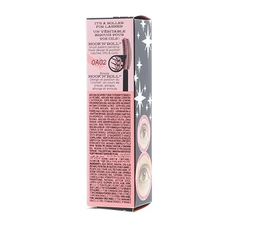 Miniatura 4 de Benefit Cosmetics Roller Lash Rímel Lifting (Negro) Deluxe Mini 0.1 oz
