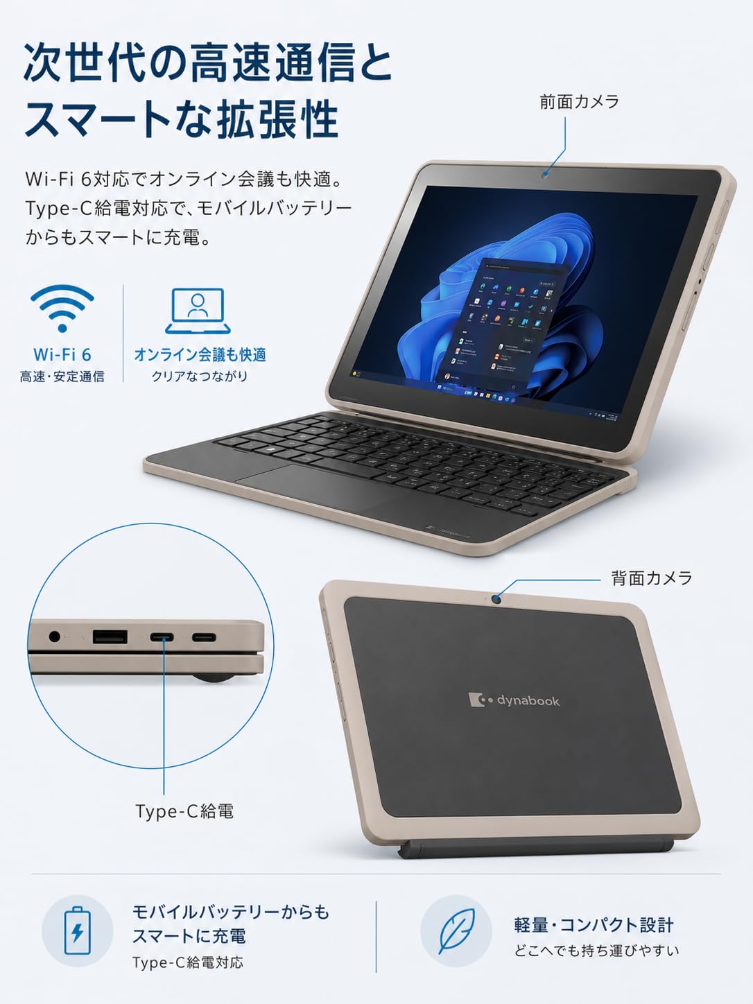 Amazon.co.jp: 【整備済み品】dynabook K70 第11世代 intel N4500 10.1