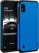 BEZ Case for Samsung A10 Phone Case, Shockproof Cover Compatible with Samsung Galaxy A10, Shock Absorbing, Heavy Duty Dual Layer Tough Cover - Blue Navy