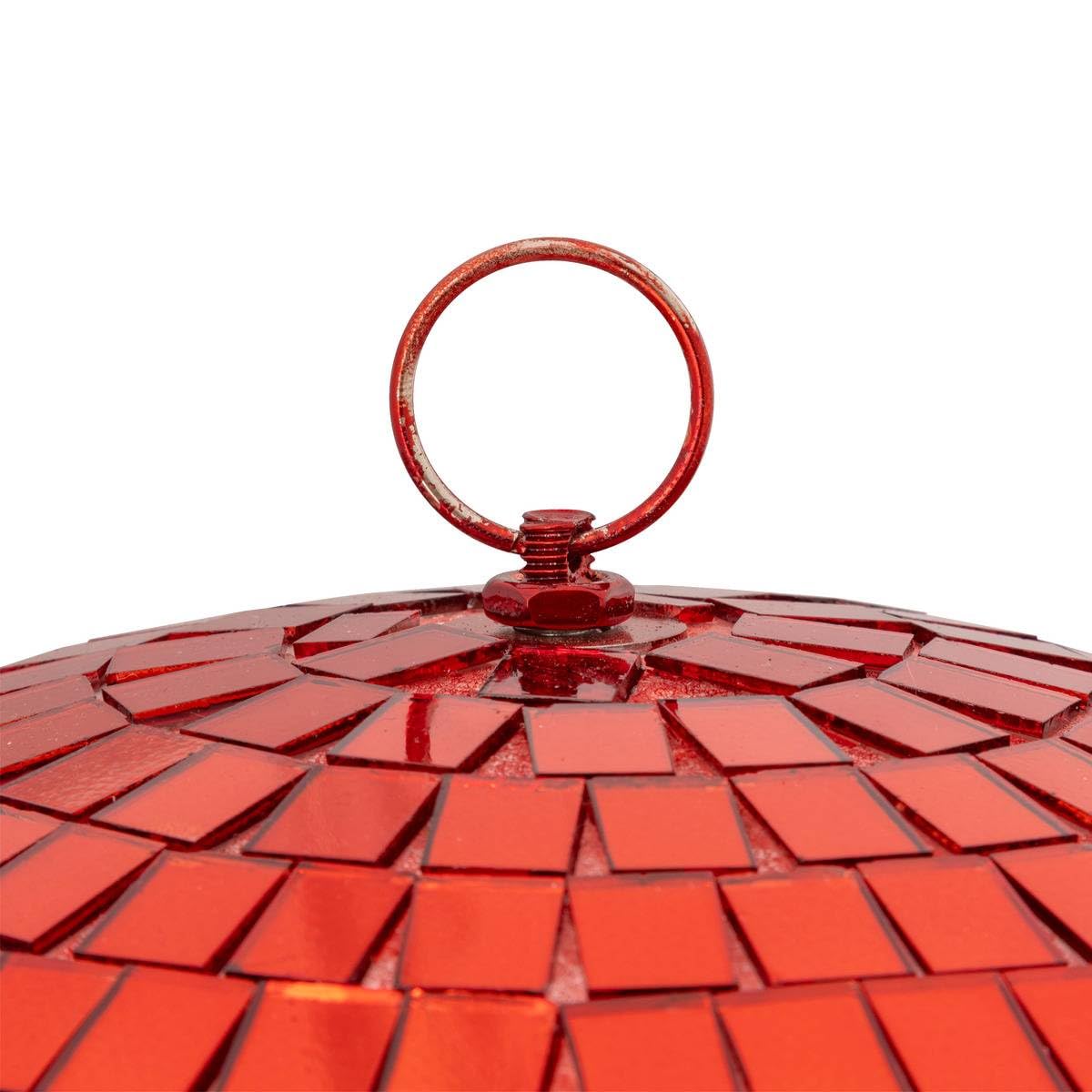 Feeric Lights et Christmas - Susp Boule Disco Rouge d40