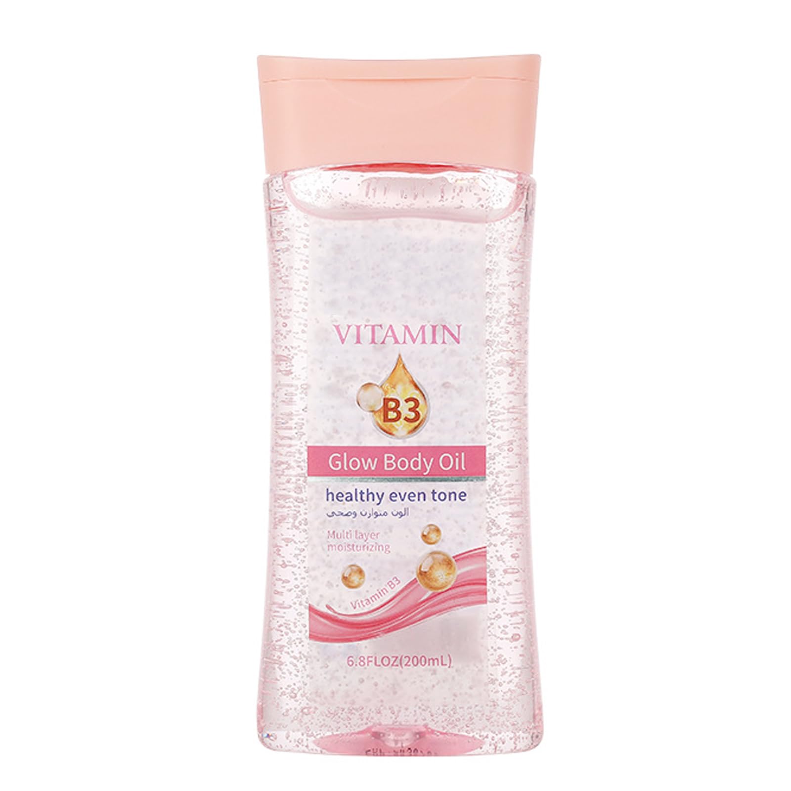 Vitamin B3 Body Oil Gel, Essential Oils for Dry Skin, Glow Body Oil for Women, Moisturising Body Oily Gel for Arms Back