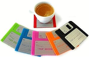 Floppy Disc Coaster Set: Cool Geeker Must-Have