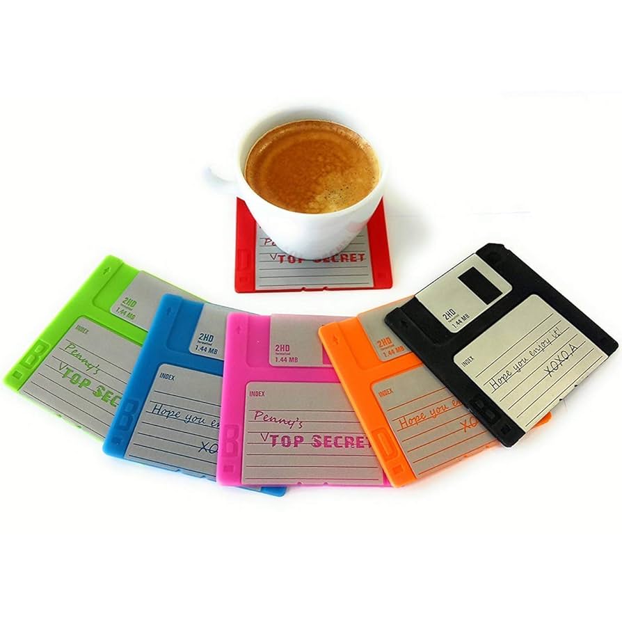 Amazon｜フロッピーディスクコースター ビデオゲーム 記念品