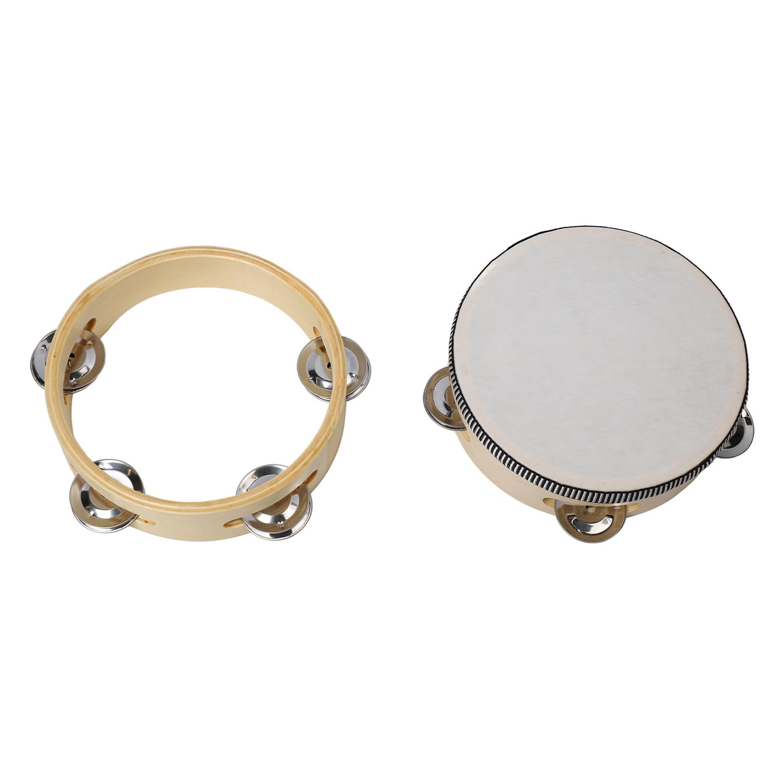 Set di strumenti Orff, set di strumenti a percussione musicali per l’apprendimento precoce nella scuola dell’infanzia, 8 pezzi in legno massello e ferro, strumenti didattici con