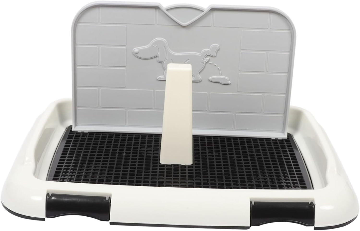 UPKOCH Dog Potty Tray Large Capacity Splashproof Dog Toilet for Indoor Use Durable Plastic Pee Tray Prevents Urine Spills and Mess
