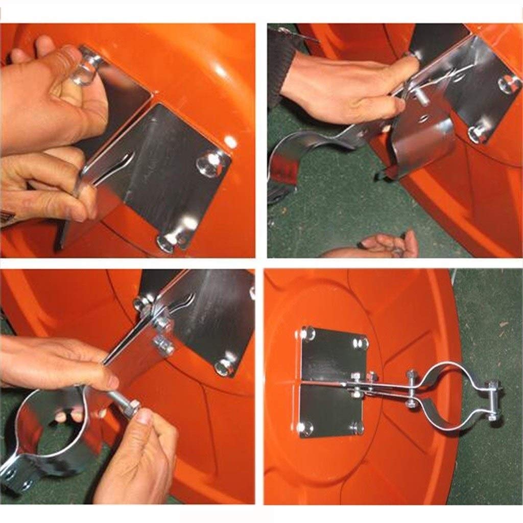 Specchio per Punto cieco, Specchio per Traffico infrangibile, Specchio per Traffico Stradale Esterno, Specchio grandangolare Resistente in plastica, Specchio Convesso Portatile (60 cm)