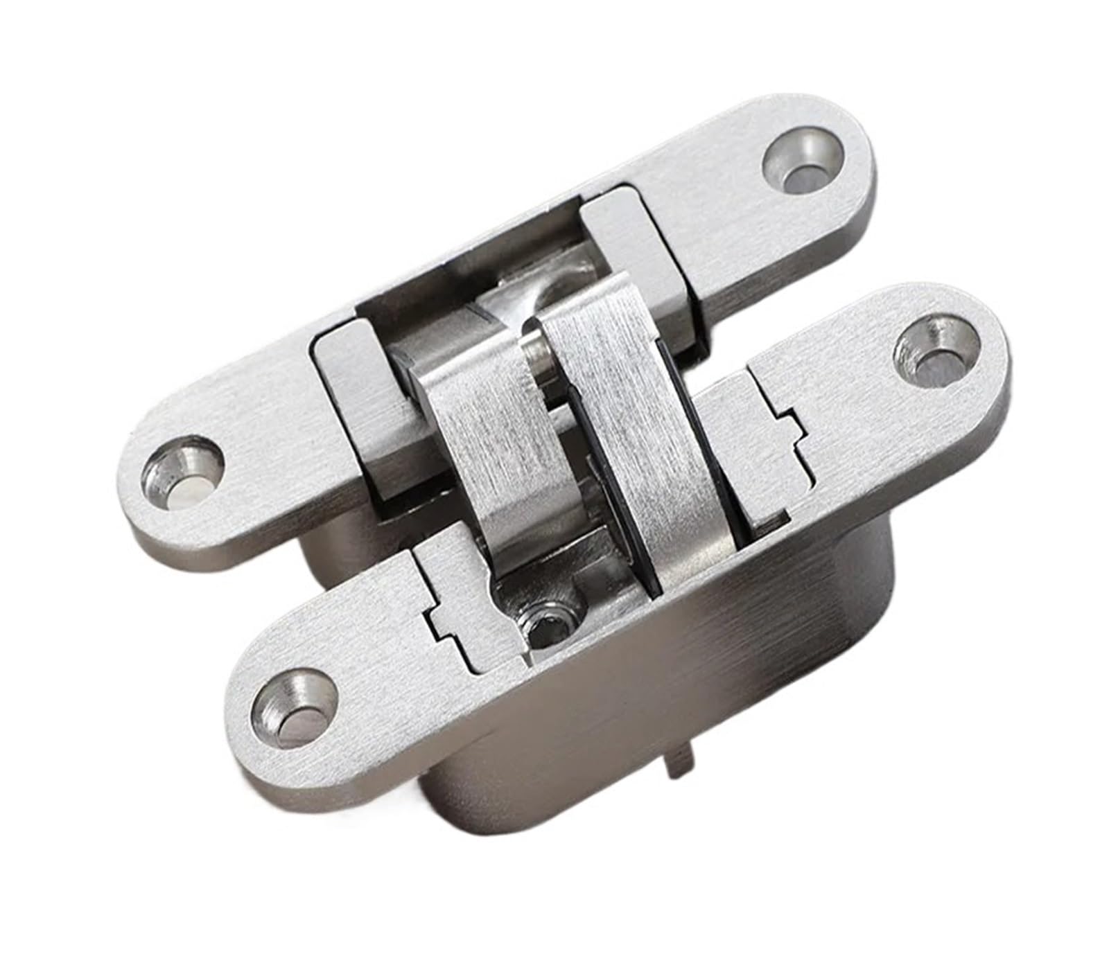 Rugaikerba B-Right Invisible Hidden Hinge, Alloy 3D Adjustable Hinges, For Solid Wood Door