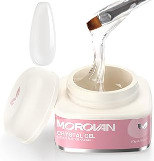 Morovan Hard Gel For Nails : Long-Lasting Builder Gel For Nails Extension Gel Builder For Nails Clear Hard Gel for Nail Strengthen Nail Sculpture Building Gel Nail Builder Gel