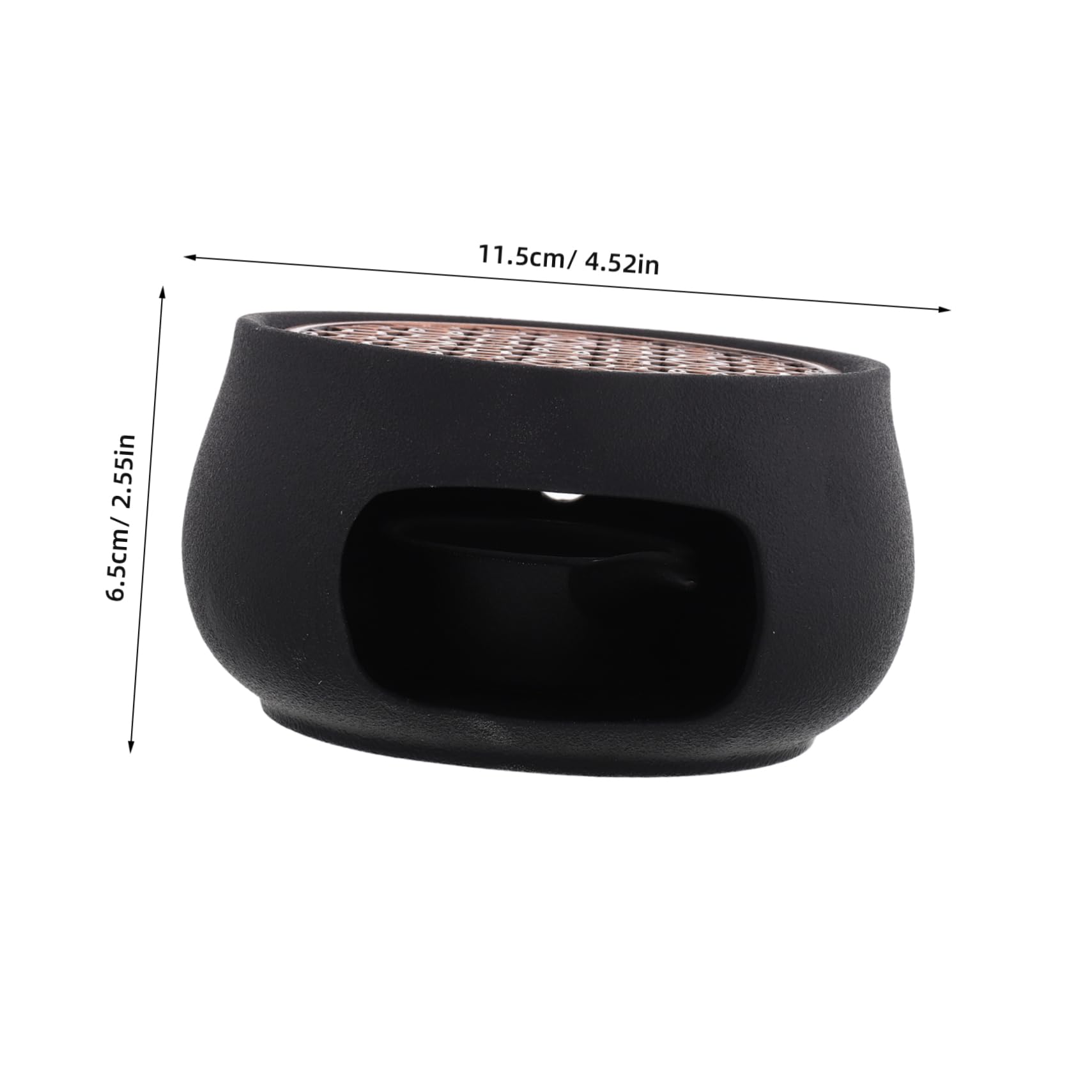 NAMOARLY Teapot Warmer Tea Warmer Candle Base Coffee Tea Warmer Round Teapot Stove Heater Base Tea Accessories for Tea Lovers Cozy Home Decor