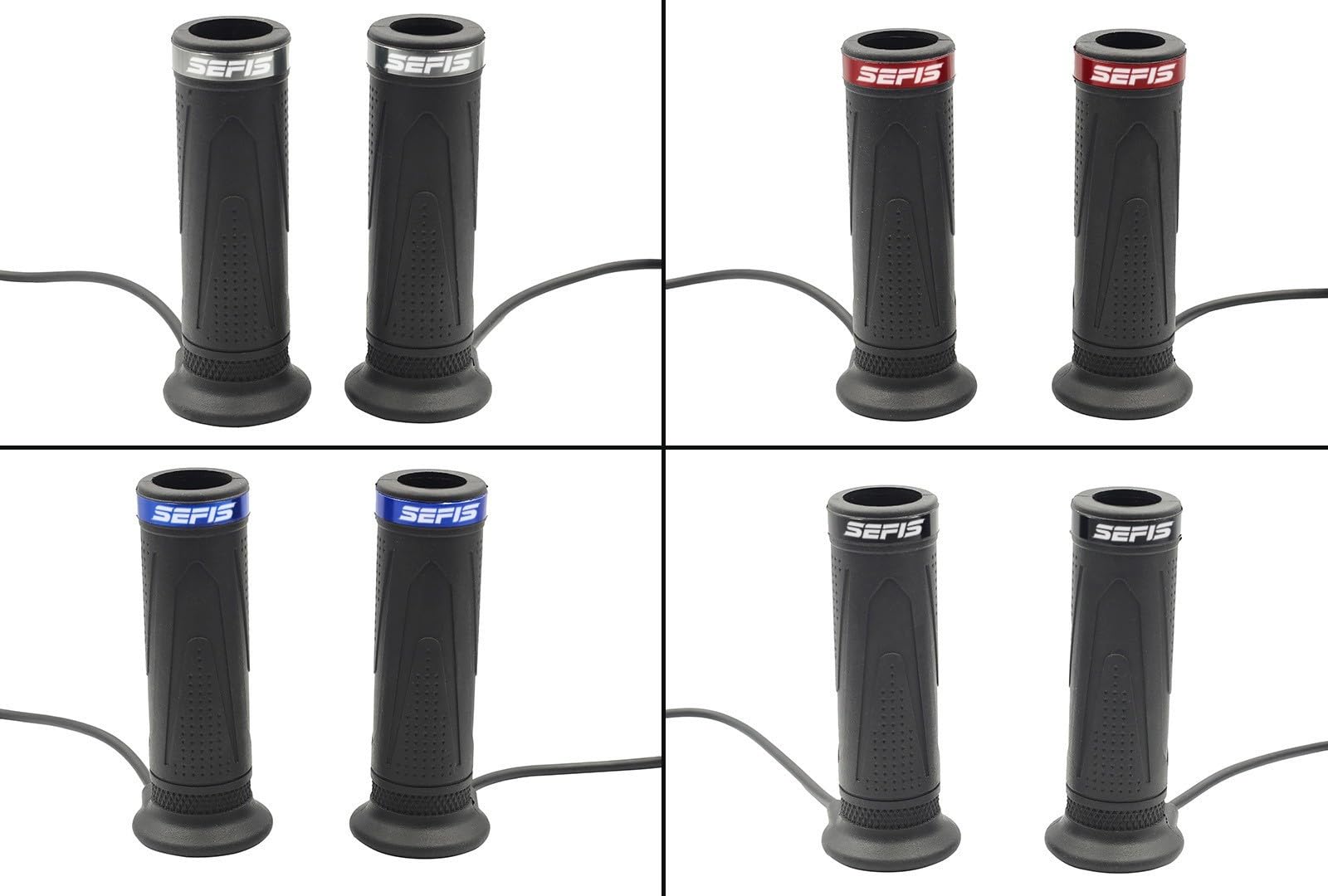 SEFIS Luxury Poignées chauffantes pour moto ATV Accessoires Grips Sportgripp 22 mm Quad