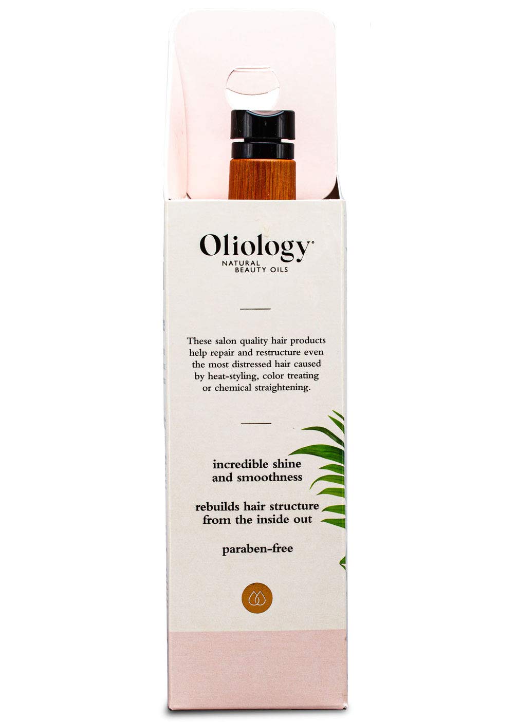 Oliology Nutrient Rich Coconut Oil Shampoo & Conditioner Combo Pack - Helps Restore Damaged Hair | Provides Intense Shine | Moisturizing | Made in USA, Cruelty Free & Paraben Free (32oz) - Image 5