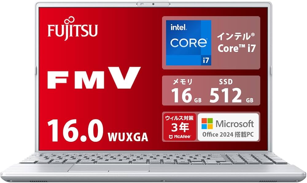 【学生さんにおすすめ】アップグレード済の富士通LIFEBOOKノートパソコン 富士通 ノートパソコン（PC） LIFEBOOK（ライフブック） 最新