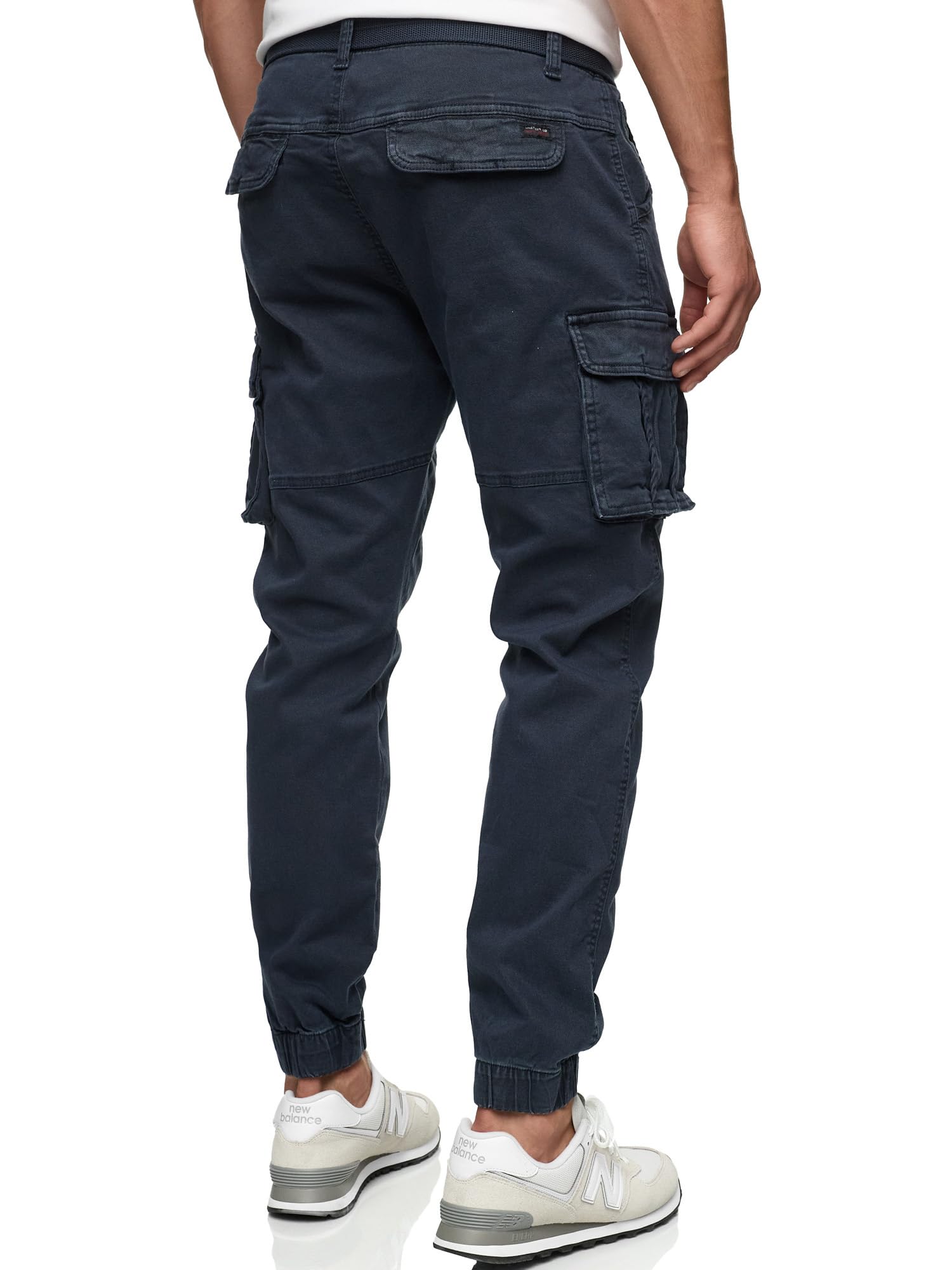 Indicode Uomini Kerr Cargo Pants | Pantaloni Cargo in 98% Cotone Inclusa Cintura