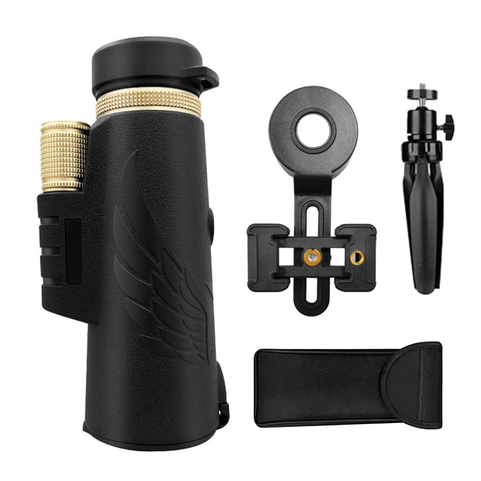 Telescopio monoculare potente monocolo professionale attrezzatura da campeggio impermeabile per cannocchiale portatile da viaggio e da caccia