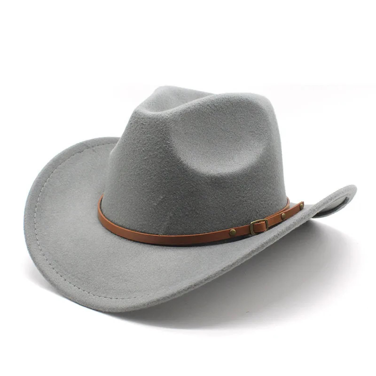WOYUANSHA Sombreros para Mujeres Hombres Gorras De Vaquera Flejes Simples ala Curva Unisex