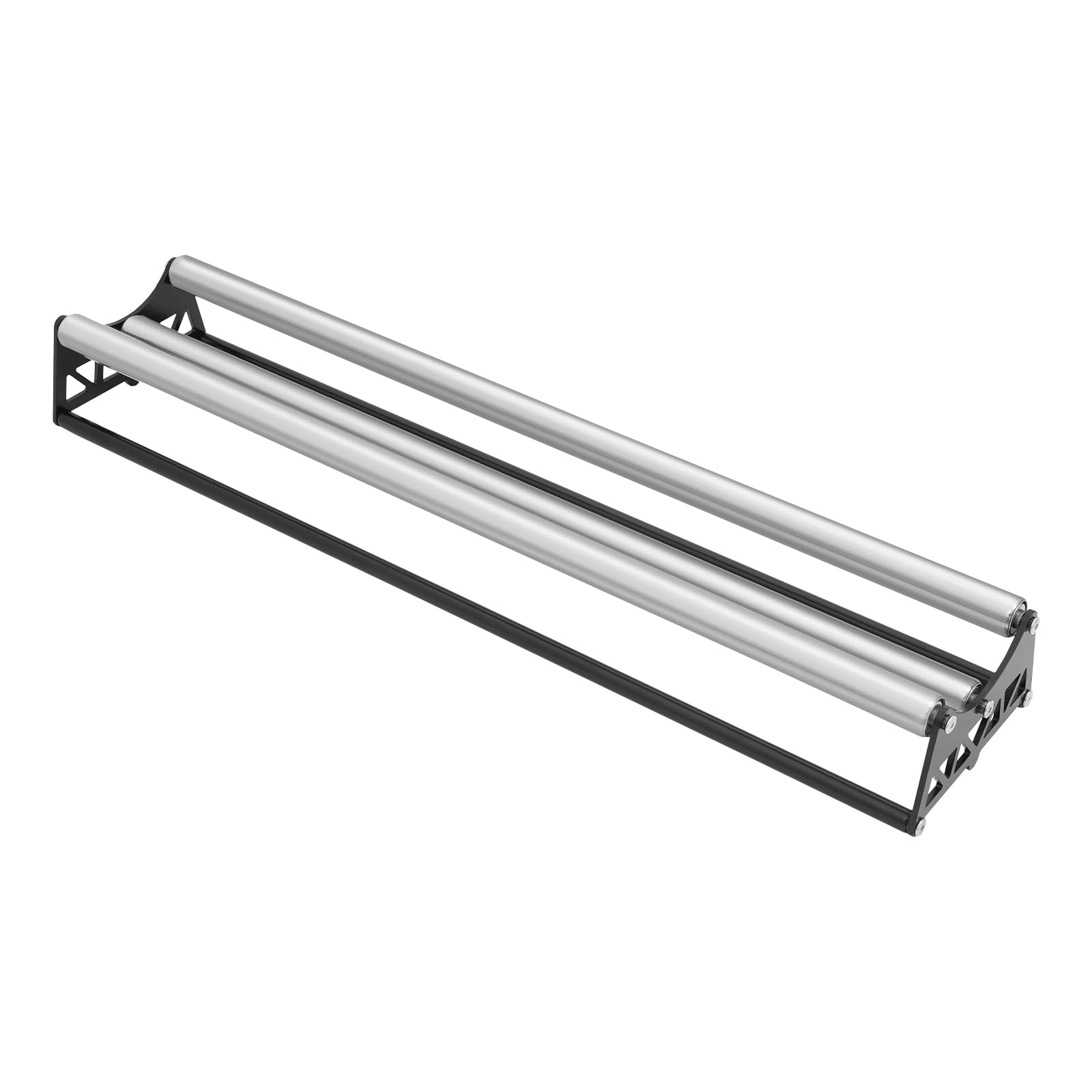 Porte-rouleau en acier inoxydable, 100 x 22 x 12,7 cm, pour la publicité, l'habillement, l'électronique