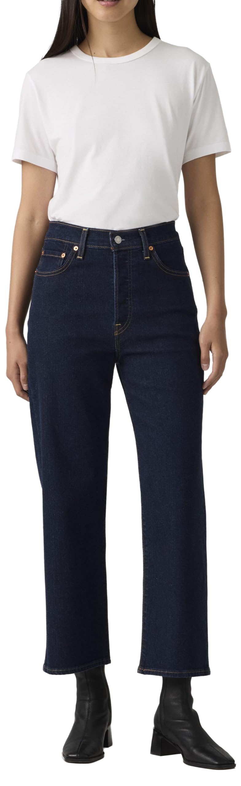 Levi's Ribcage Straight Ankle - Dżins Kobiety