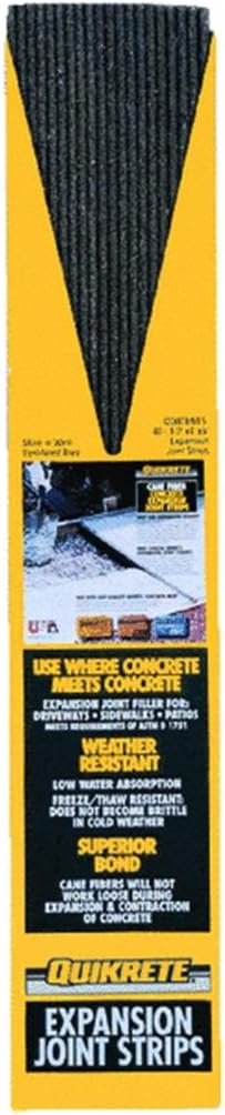 Quikrete Concrete Expansion Joint Strips 5 ' L