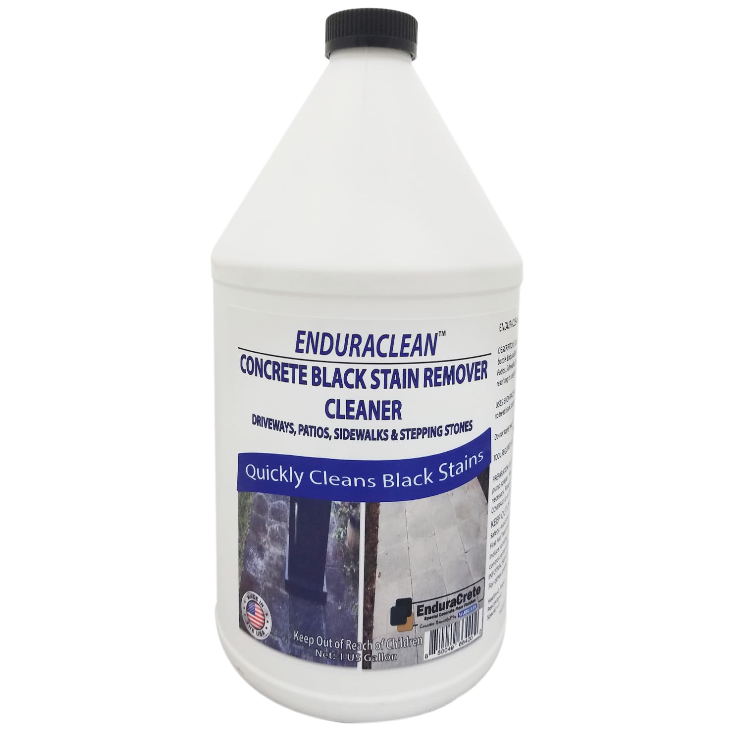 MarblelifeEnduraCLEAN Polished Concrete Floor Cleaner Concentrate, Effective Basement, Garage & Indoor Concrete Floor Cleaner, Concrete Cleaner, Cement Cleaner & Degreaser, 128 oz