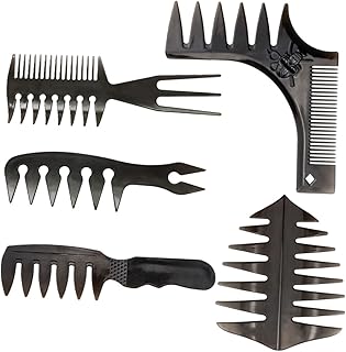 FOMIYES Conjunto De 5 Pçs Pente De Estilo De Cabelo Pente De Provocação Pente De Cabelo Para Homem Pente De Cabelo Barbeiro Acessórios Para Cabeleireiro Conjunto De Pente De Cabelo Escova