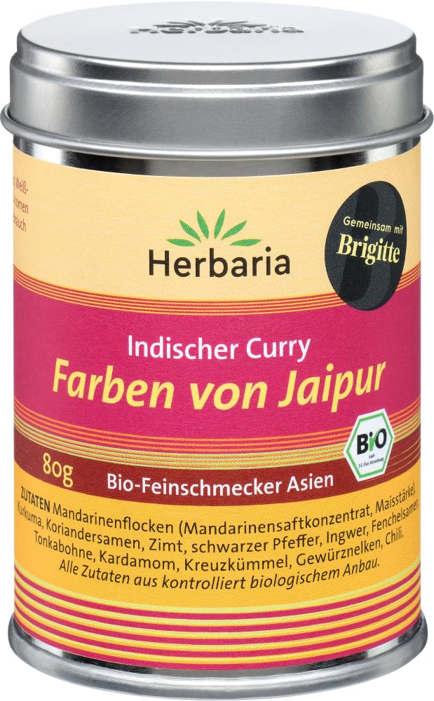 Farben von Jaipur bio M-Dose 6 x 80 g