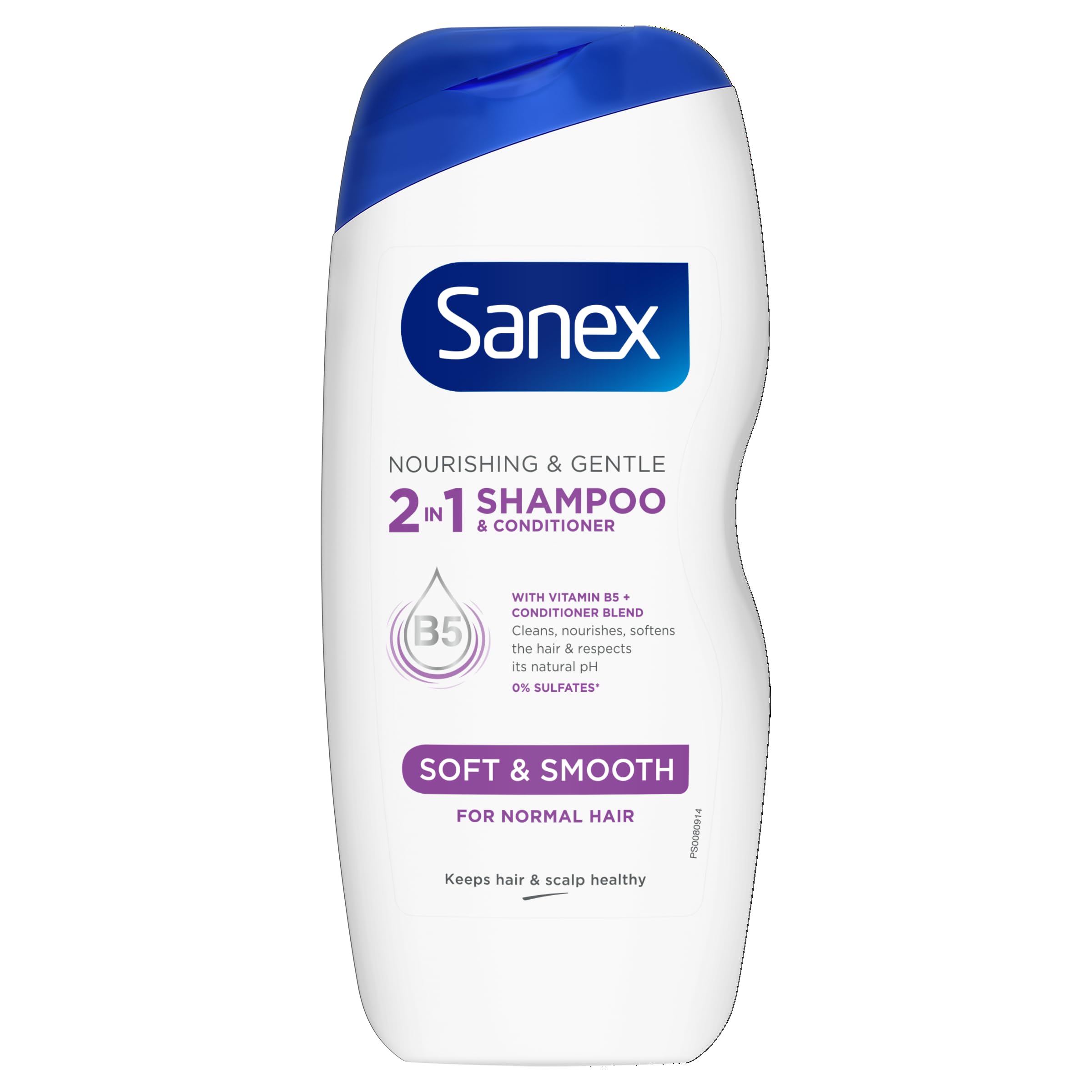 SANEX SHAMPOO 2IN1 250ML, white
