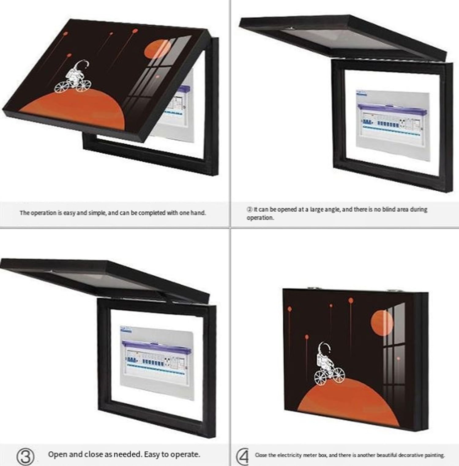 Copri Contatore Copertura Del Contatore Elettrico Pittura Decorativa Quadro Decorativo Della Scatola Di Distribuzione Per Interni Moderna Copri Quadro Elettrico Decorativo Contatore A10,50*40cm
