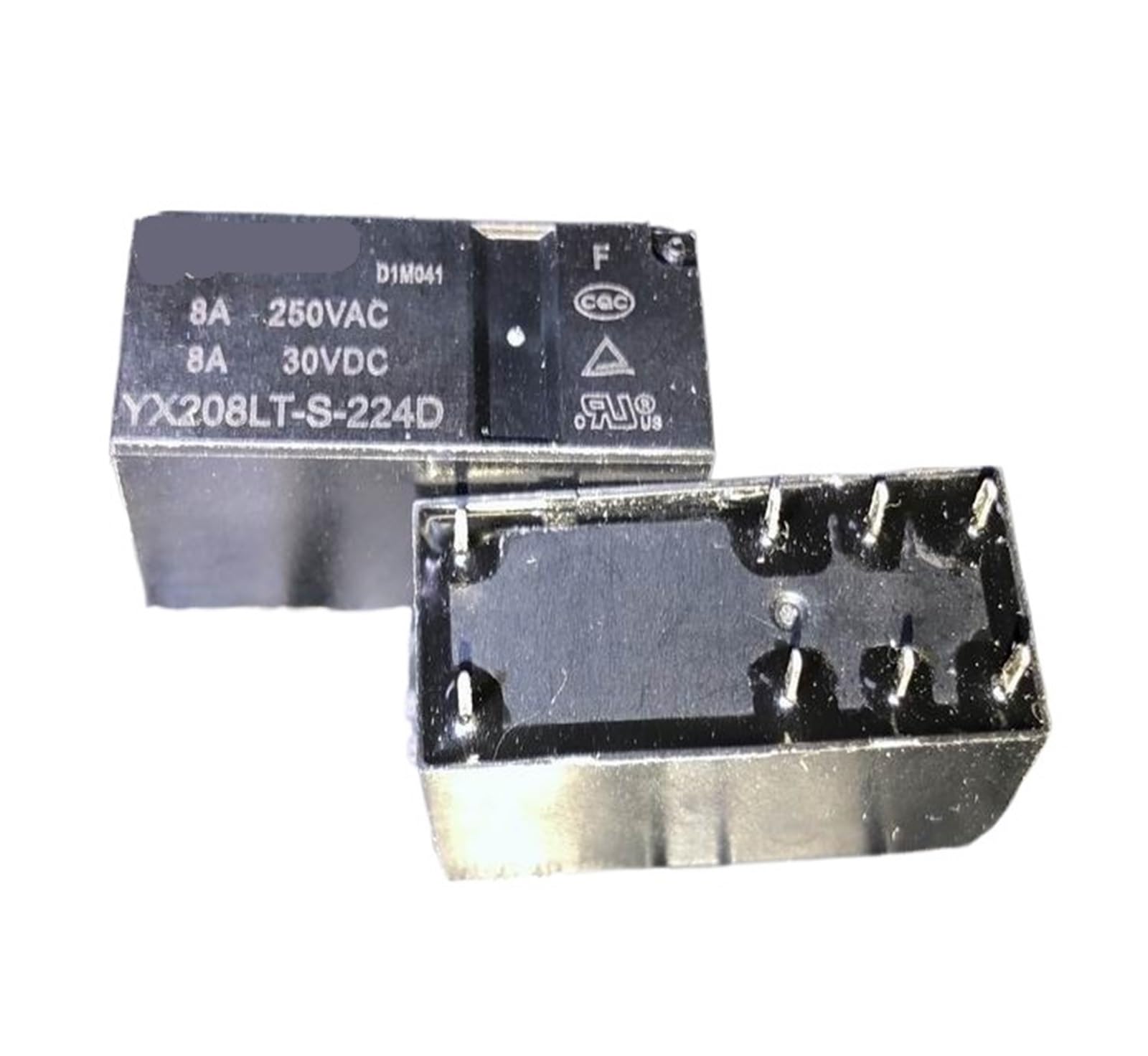 Relé de 8 pines YX208LT-S-224H interruptor electromagnético 24V para circuitos 115F-2C 2
