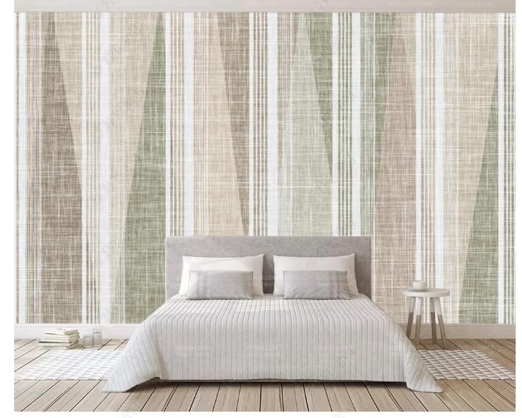 Papier Peint Mur De Fond Tv 3D motif géométrique uni en fibre assortie 200x140cm